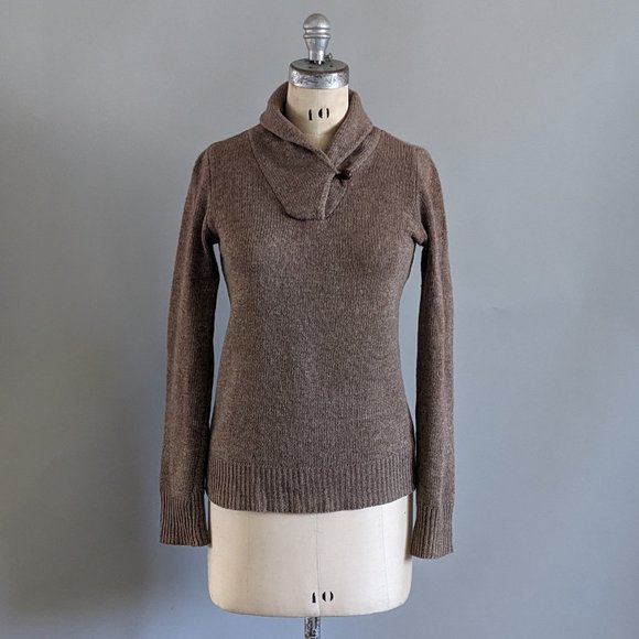Vintage 00s Fisherman Cowl Neck Sweater by Forever 21 Heritage Collection Medium - Picture 1 of 7